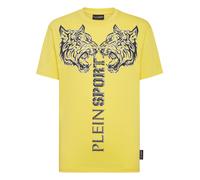 Plein Sport Maglietta 'Tiger' giallo / nero Uomo Plein Sport XXL giallo / nero