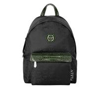 Plein Sport - Nylon Backpack Monogram - - Sport - Uomo - Nero - ONE SIZE