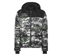 Plein Sport - Nylon Puffer Jacket Pixel - - Sport - Uomo - Nero - XL