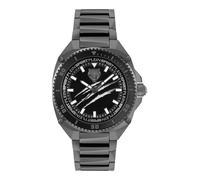 Plein Sport Orologio analogico al quarzo da uomo Thunder Force, Nero , Bracciale