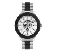 Plein Sport Orologio analogico 'City Rush' grigio / nero, Taglia One Size