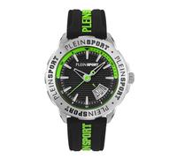 Plein Sport Orologio analogico 'Rampage' verde chiaro / nero / argento, Taglia One Size