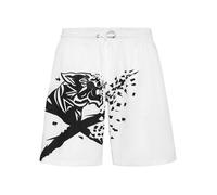 Plein Sport Pantaloncini da bagno nero / bianco Uomo - Premium - Biancheria e abbigliamento da mare - Moda mare - Pantaloncini da mare Plein Sport 5XL