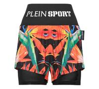 Plein Sport - Pantaloncini da jogging a doppio strato - - Sport - Donna - Multicolore - S
