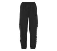 Plein Sport - Pantaloni da jogging in nylon ampi con profili Scratch - - Sport - Donna - Nero - L