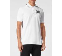 Plein Sport - Polo Shirt Slim Fit SS Carbon Tiger - - Sport - Uomo - Bianco - 4XL