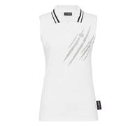 Plein Sport - Polo Senza Maniche Scratch - - Sport - Donna - Bianco - XS