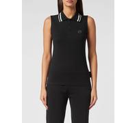 Plein Sport - Sleeveless Tops - -Tops -Donna -Nero -S
