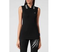 Plein Sport - Polo Senza Maniche - - Sport - Donna - Nero - M