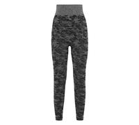 Plein Sport - Seamless Sport Leggings Camouflage - - Sport - Donna - Nero - M
