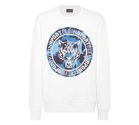 Plein Sport - Sweatshirt LS Carbon Tiger - - Sport - Uomo - Bianco - M