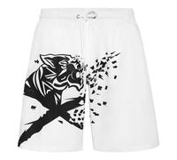 Plein Sport, ,Swimwear ,Uomo ,Bianco ,5XL Beachwear