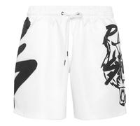 Plein Sport, ,Swimwear ,Uomo ,Bianco ,L Jogging Shorts