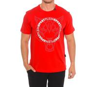 PLEIN SPORT T-Shirt da Uomo a Manica Corta TIPS402