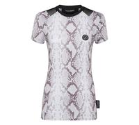 Plein Sport - T-Shirt Girocollo Python - - Sport - Donna - Grigio - XL