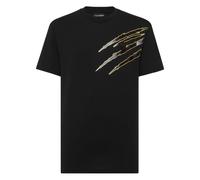Plein Sport - T-Shirt Girocollo Scratch - - Sport - Uomo - Nero - XL