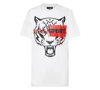 Plein Sport, ,Tops ,Uomo ,Bianco ,2XL T-Shirt Girocollo
