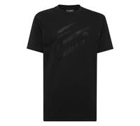 Plein Sport - T-Shirt in Cotone Girocollo Lamina Graffio - - Sport - Uomo - Nero - S