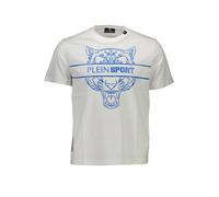 PLEIN SPORT T-SHIRT MANICHE CORTE UOMO BIANCO