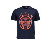 Plein Sport, ,Tops ,Uomo ,Blu ,M T-shirt a Maniche Corte in Cotone