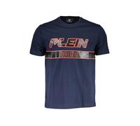 PLEIN SPORT T-SHIRT MANICHE CORTE UOMO BLU TAGLIA = XL