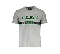 PLEIN SPORT T-SHIRT MANICHE CORTE UOMO GRIGIO