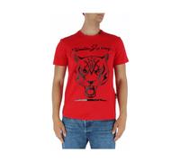 Plein Sport - Tiger Head Graphic Tee - - Sport - Uomo - Rosso - S