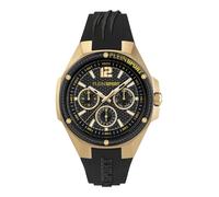 Plein Sport TIGERMASTER PRO - Orologio da uomo, analogico, al quarzo, in silicone, gold