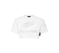 Plein Sport Top 'Scratch' grigio / bianco Donna Plein Sport L