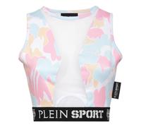 Plein Sport, ,Tops ,Donna ,Multicolore ,S Jogging Cropped Top Camouflage