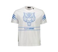 Plein Sport, ,Tops ,Uomo ,Bianco ,L Cotton T-Shirt