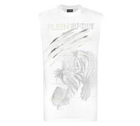Plein Sport, ,Tops ,Uomo ,Bianco ,L Sleeveless Tops