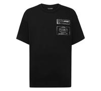 Plein Sport, ,Tops ,Uomo ,Nero ,S Cotton Round Neck T-Shirt Hyper Sport