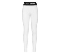 Plein Sport, ,Trousers ,Donna ,Bianco ,XS Jogging Push Up Leggings Basic