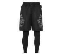 Plein Sport, ,Trousers ,Uomo ,Nero ,3XL Running Pants Tiger