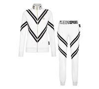 Plein Sport - Tuta: Top & Pantaloni Statement - - Sport - Donna - Bianco - L