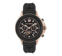 Plein Sport Warrior Tech Orologio da uomo cronografo analogico al quarzo, Ip Rose/Nero - Ps6ba0524