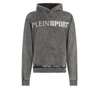 Plein Sport - Washed Hoodie Crackle Scratch - - Sport - Uomo - Nero - M