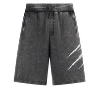 Plein Sport - Washed Shorts Crackle Scratch - - Sport - Uomo - Nero - S
