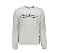 Plein Sport White Cotton Men Sweater - M