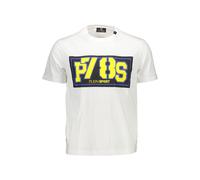 Plein Sport White Cotton Men T-Shirt - XL