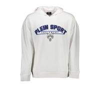 Plein Sport White Cotton Men's Sweatshirt - M