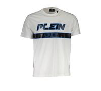 Plein Sport White Cotton Men's T-Shirt - S