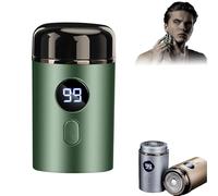 Plentiful Shaver, Plentiful Precision Trimmer,2025 New Portable Electric Shaver Usb Mini Shavers, with Led Power Display, for Beard, Body, and Face Hair Removal (Green)