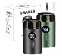 Plentiful Shaver, Plentiful Precision Trimmer Mini, Mini Portable Electric Shaver, Improve Men's Charm and Confidence (Green+Gray)