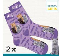 Plenty Gifts 2 Paia Di Calzini Per Animali Colorati Molte Taglie 24 Motivi