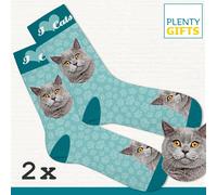 Plenty Gifts 2 Paia Di Calzini Per Animali Colorati Molte Taglie 24 Motivi