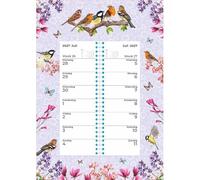 Plenty Gifts Calendario 2027 - Calendario settimanale Birds Original