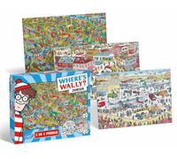 Plenty Gifts Puzzle - Where's Wally - 3 in 1 - Set di puzzle multipli - poster incluso