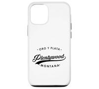 Plentywood Montana Oro Y Plata State Motto per uomo donna. Custodia per iPhone 12/12 Pro